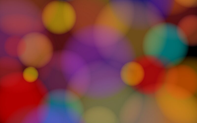 Colorful Bokeh Lights — Purple, Vibrant, Abstract, Circles, Blur