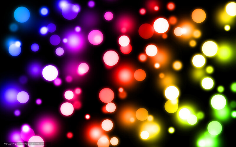 Colorful Bokeh Lights — Purple, Vibrant, Abstract, Circles