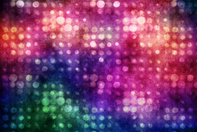 Colorful Bokeh Lights — Purple, Vibrant, Abstract, Grunge Texture
