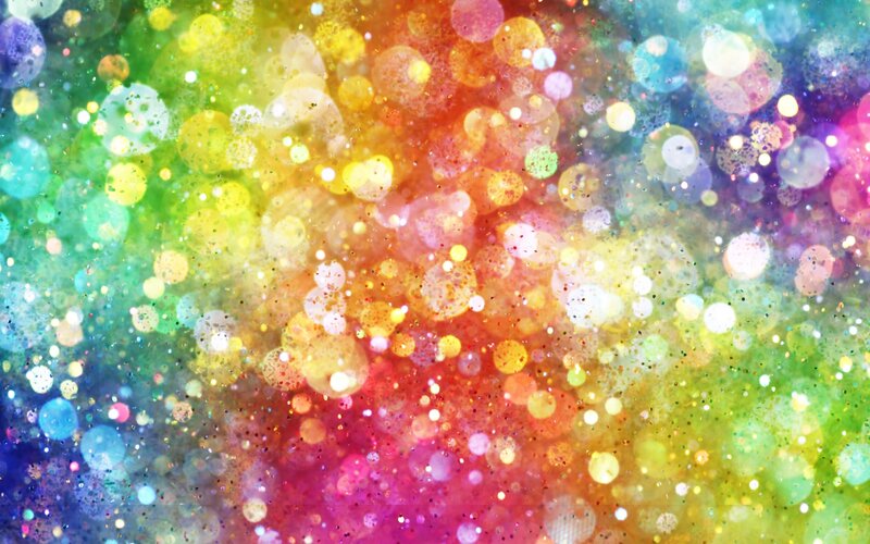 Colorful Bokeh Lights — Rainbow
