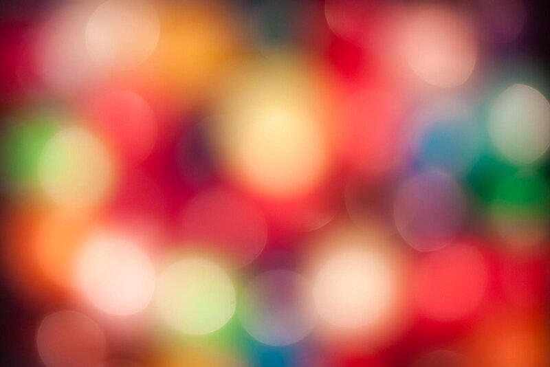 Colorful Bokeh Lights — Red, Vibrant, Abstract, Blur
