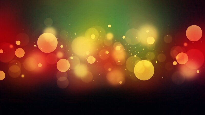 Colorful Bokeh Lights — Red, Vibrant