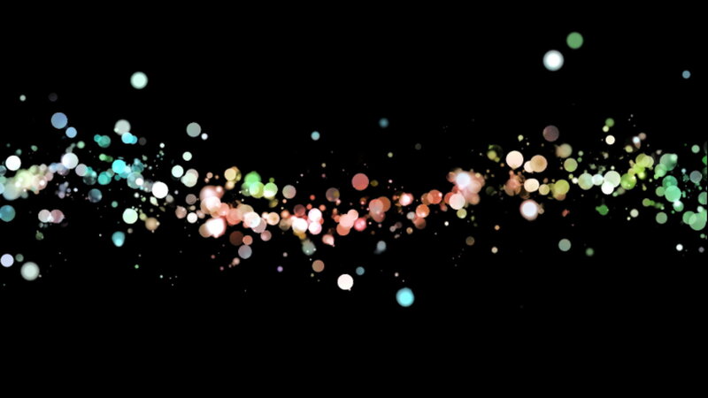 Colorful Bokeh Lights — White, Calm