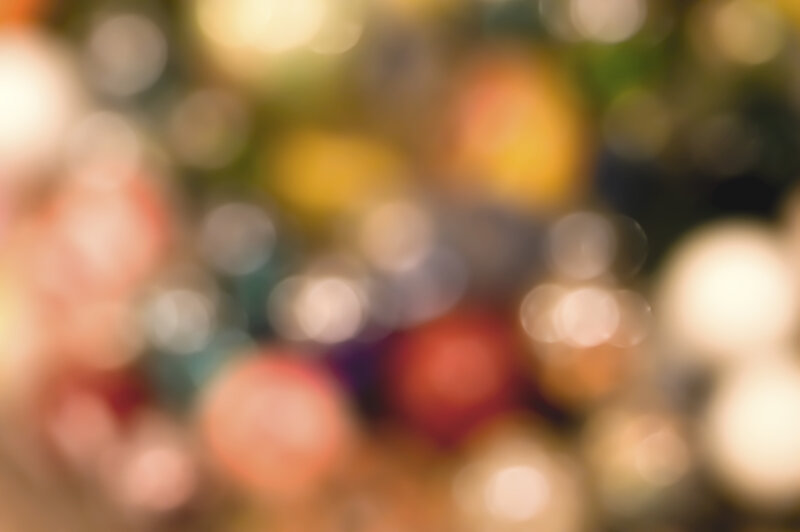 Colorful Bokeh Lights — Yellow, Dreamy, Abstract, Blur