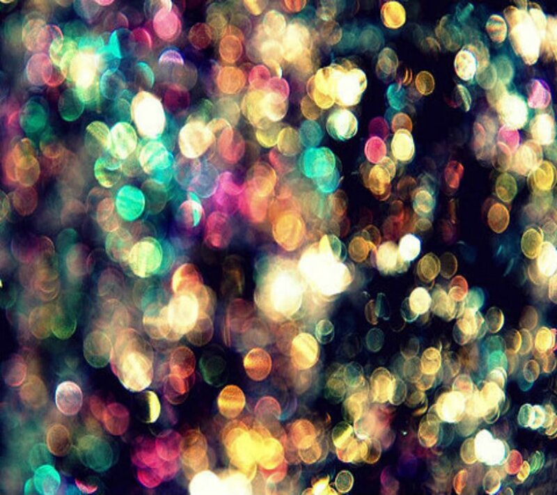 Colorful Bokeh Lights — Yellow, Dreamy, Night