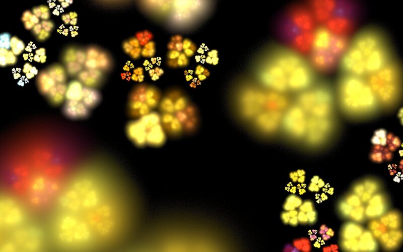 Colorful Bokeh Lights — Yellow, Dreamy