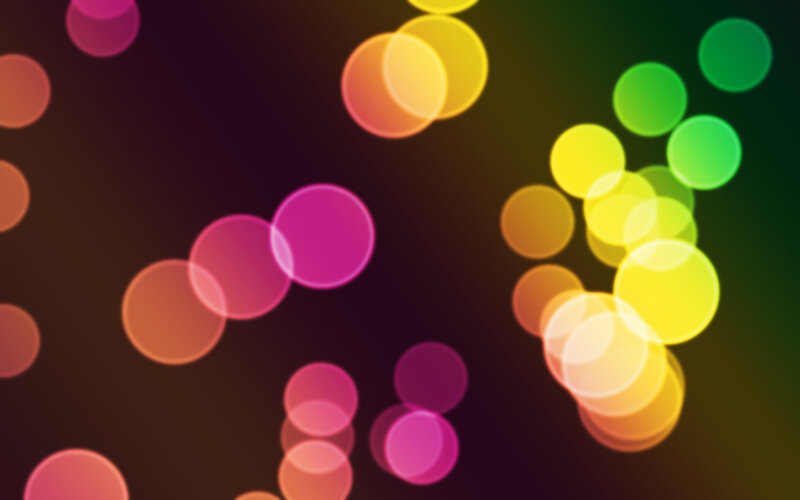 Colorful Bokeh Lights — Yellow