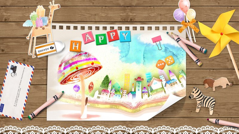 Colorful Book Illustration