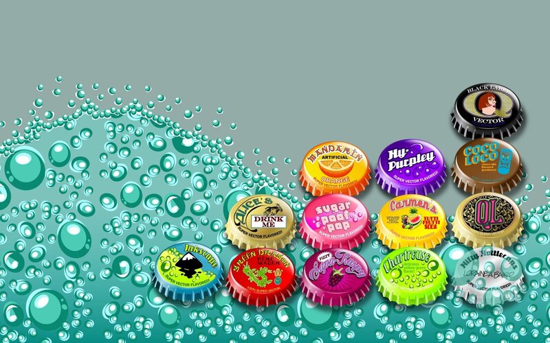 Colorful Bottle Caps