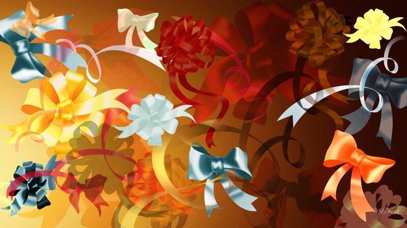 Colorful Bows and Ribbons