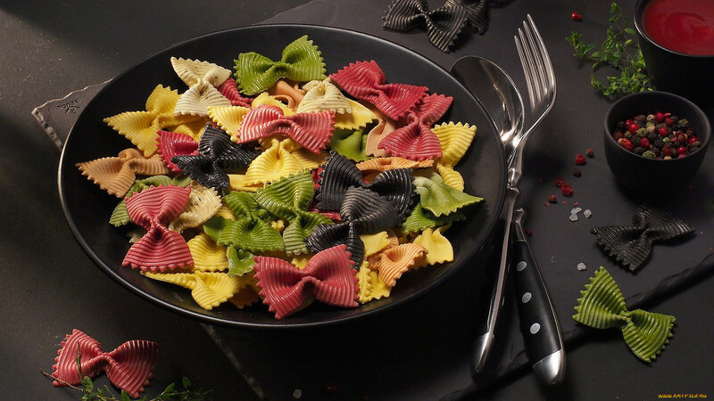 Colorful Bowtie Pasta