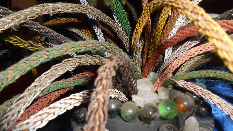 Colorful Braided Cords — Green