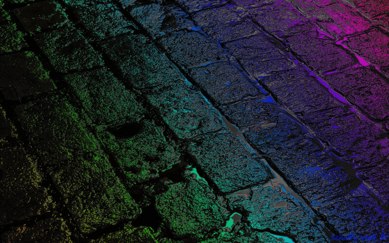 Colorful Brick Pavement