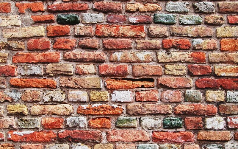 colorful brick wall texture
