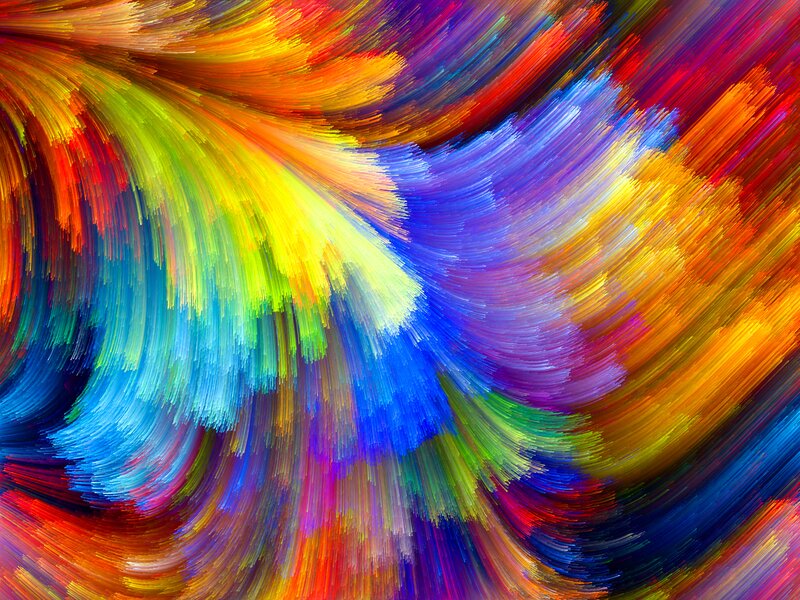 Colorful Brush Strokes