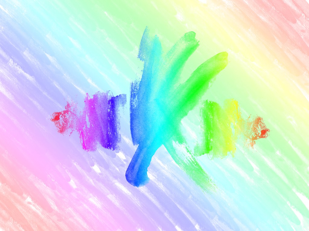 colorful brushstroke art