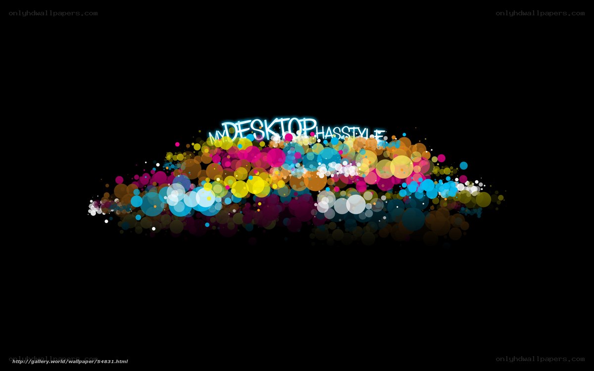 colorful bubble desktop wallpaper