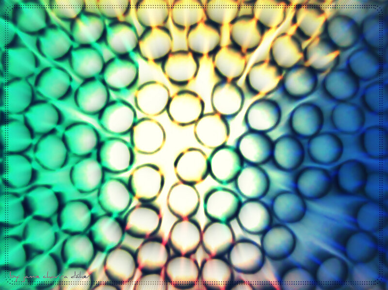 colorful bubble pattern