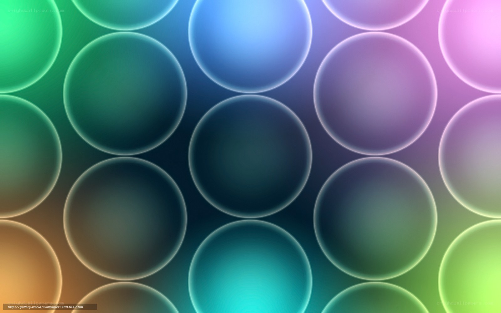 Colorful bubble pattern background