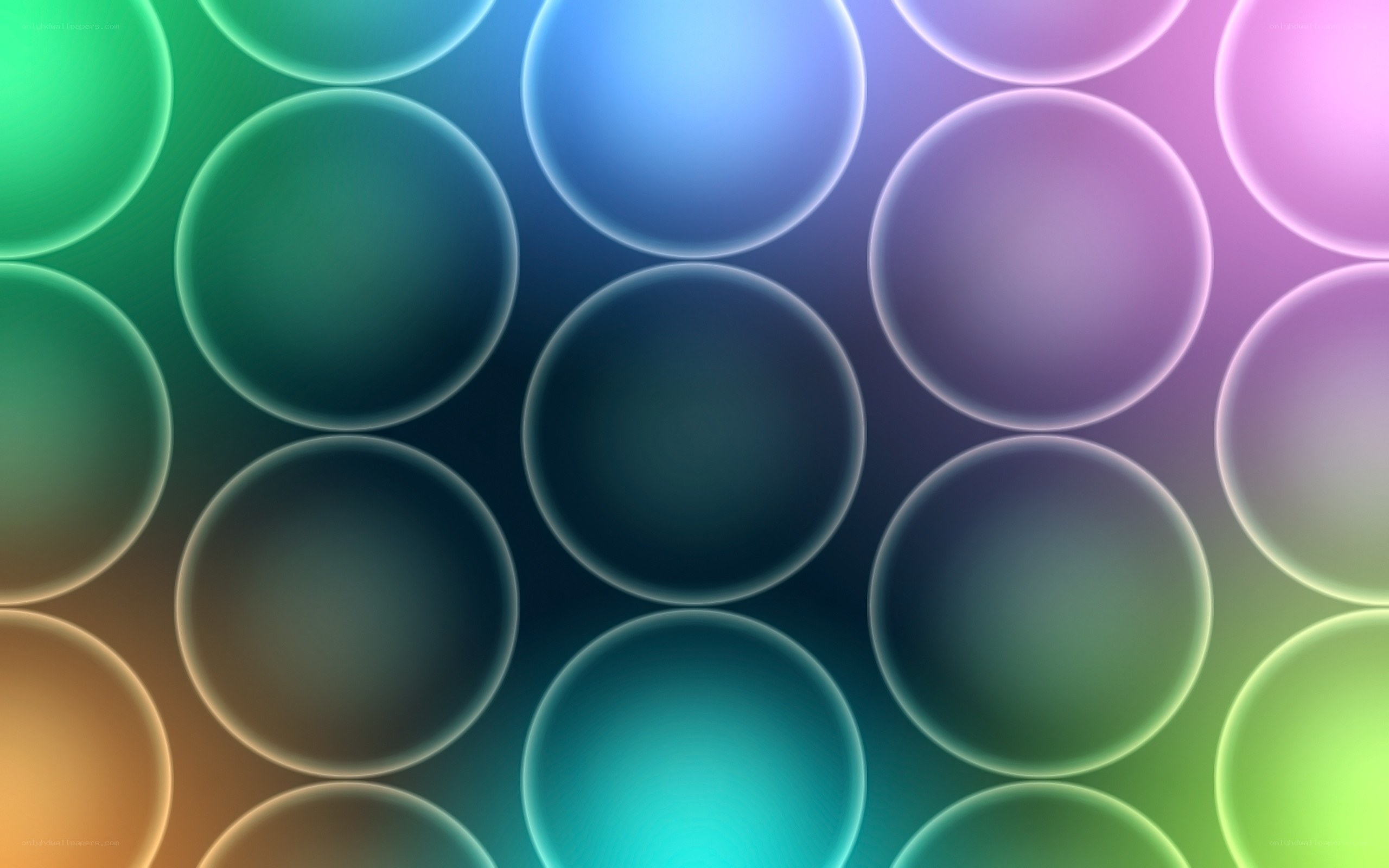 colorful bubble pattern