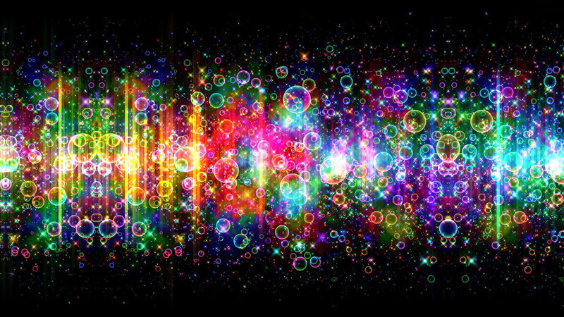 Colorful Bubbles and Lights