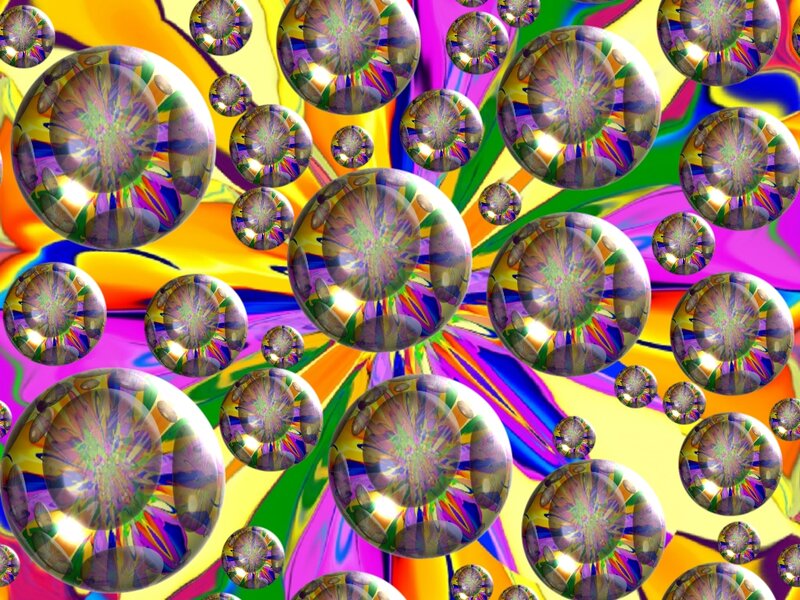 Colorful Bubbles — Yellow