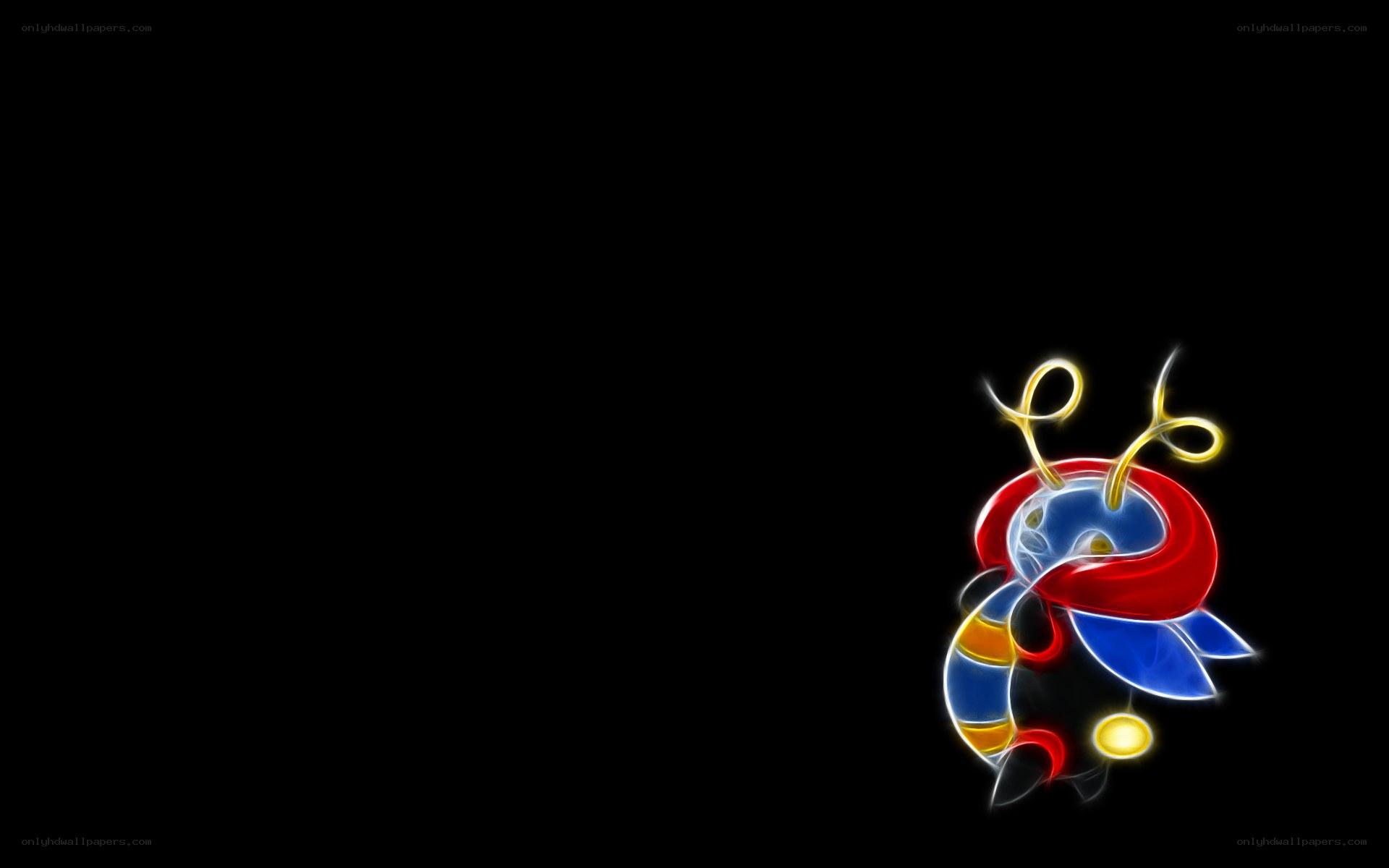 Colorful bug character art
