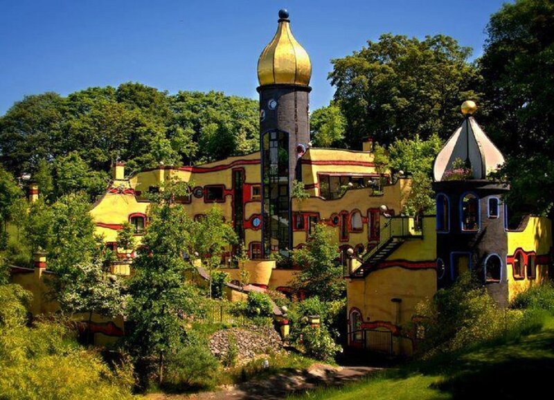 Colorful Building Complex