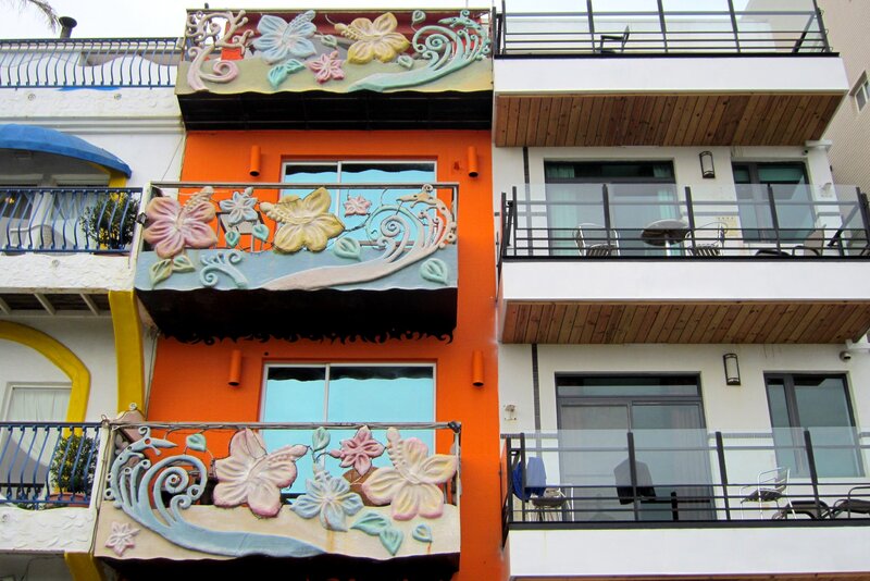 Colorful Building Facade — Orange