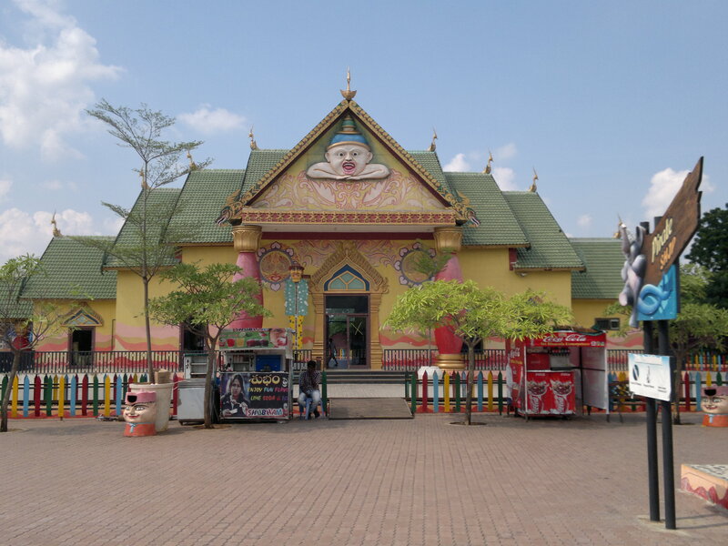 Colorful Building Facade — Yellow, Bright