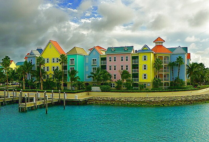 Colorful Buildings by Water