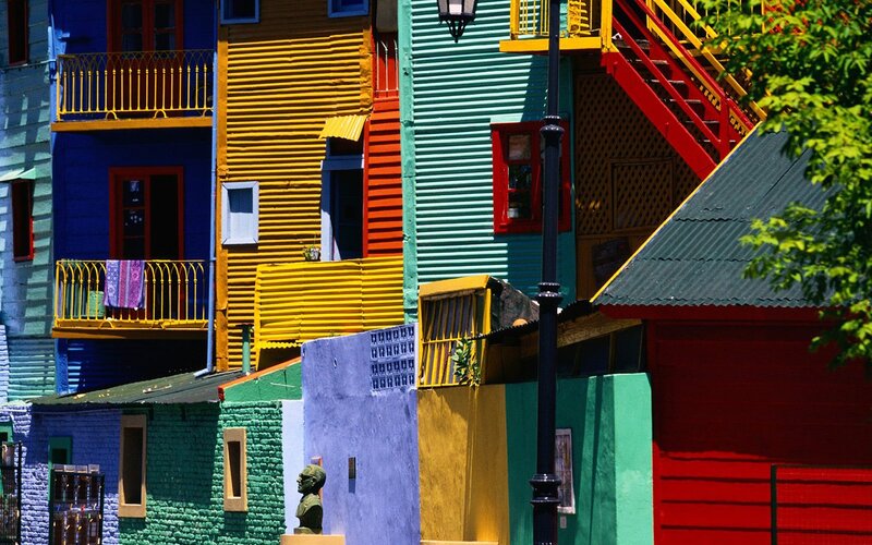 Colorful Buildings in La Boca