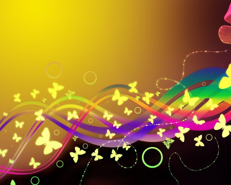 colorful butterfly abstract background