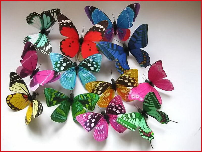 Colorful Butterfly Decorations