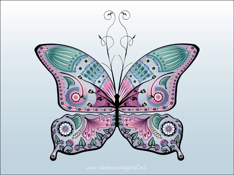 colorful butterfly illustration