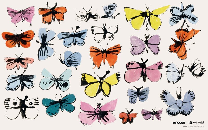 Colorful Butterfly Illustrations — Yellow