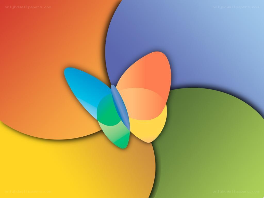 colorful butterfly logo