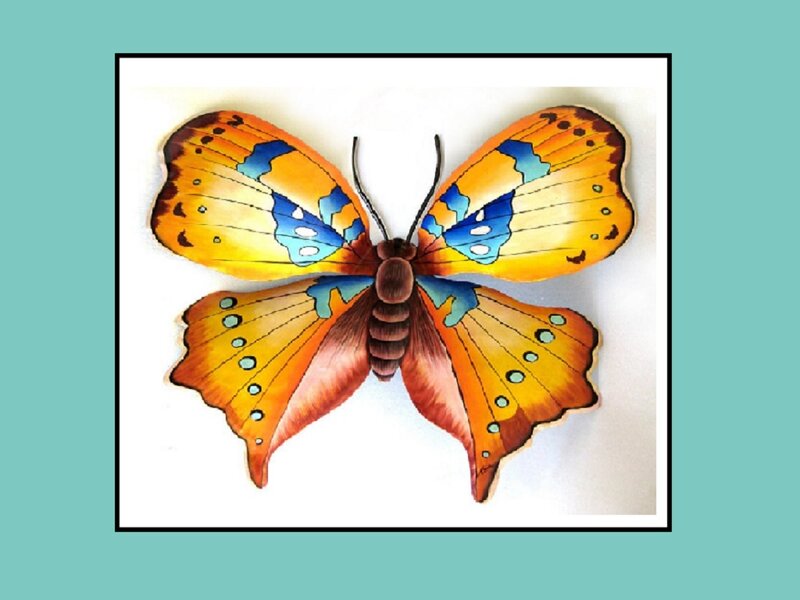 Colorful Butterfly — Orange