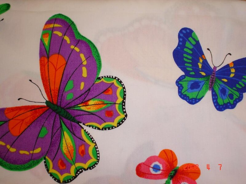 Colorful Butterfly Pattern — Purple, Playful