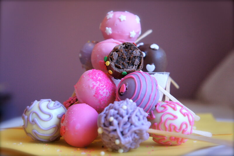 Colorful Cake Pops