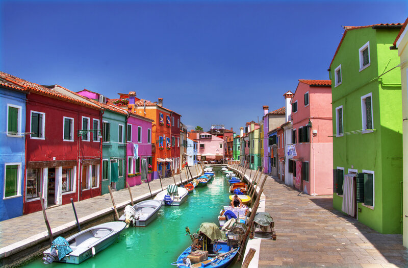 Colorful Canal Houses