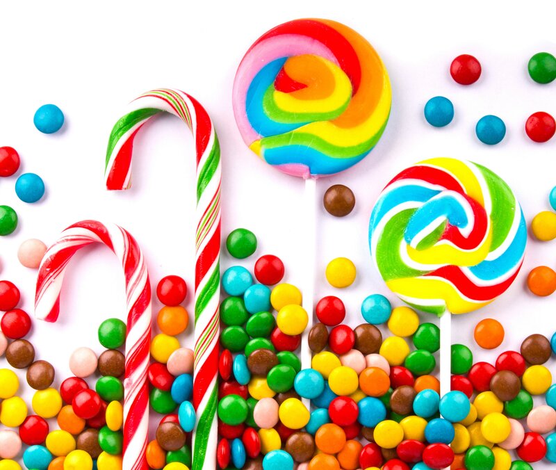Colorful Candies and Lollipops