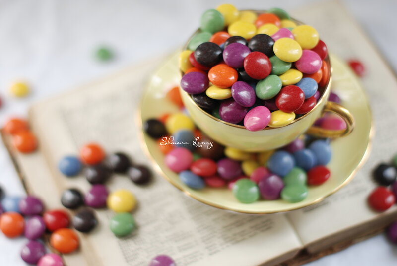 Colorful Candies in Cup