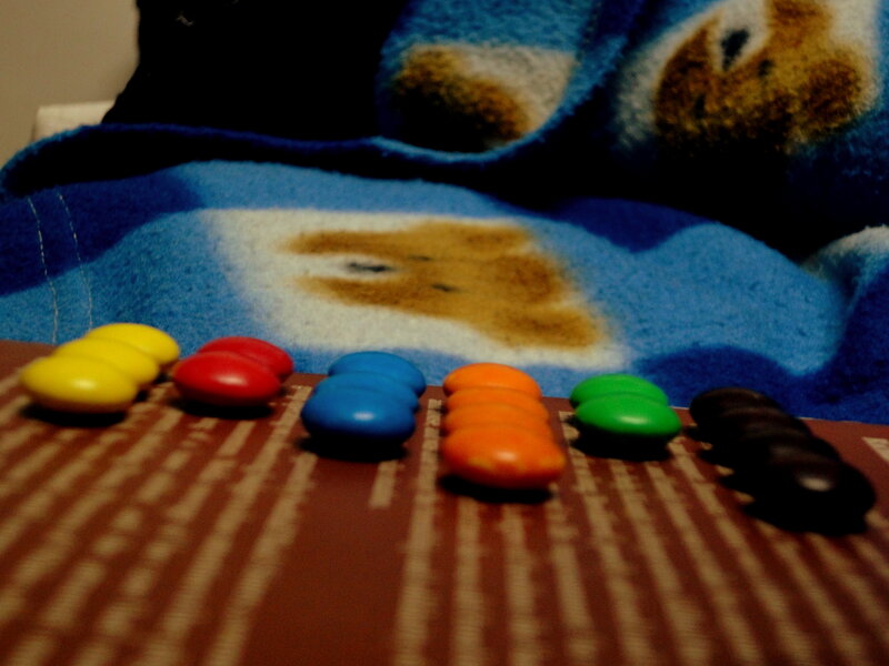 Colorful Candies in Rows