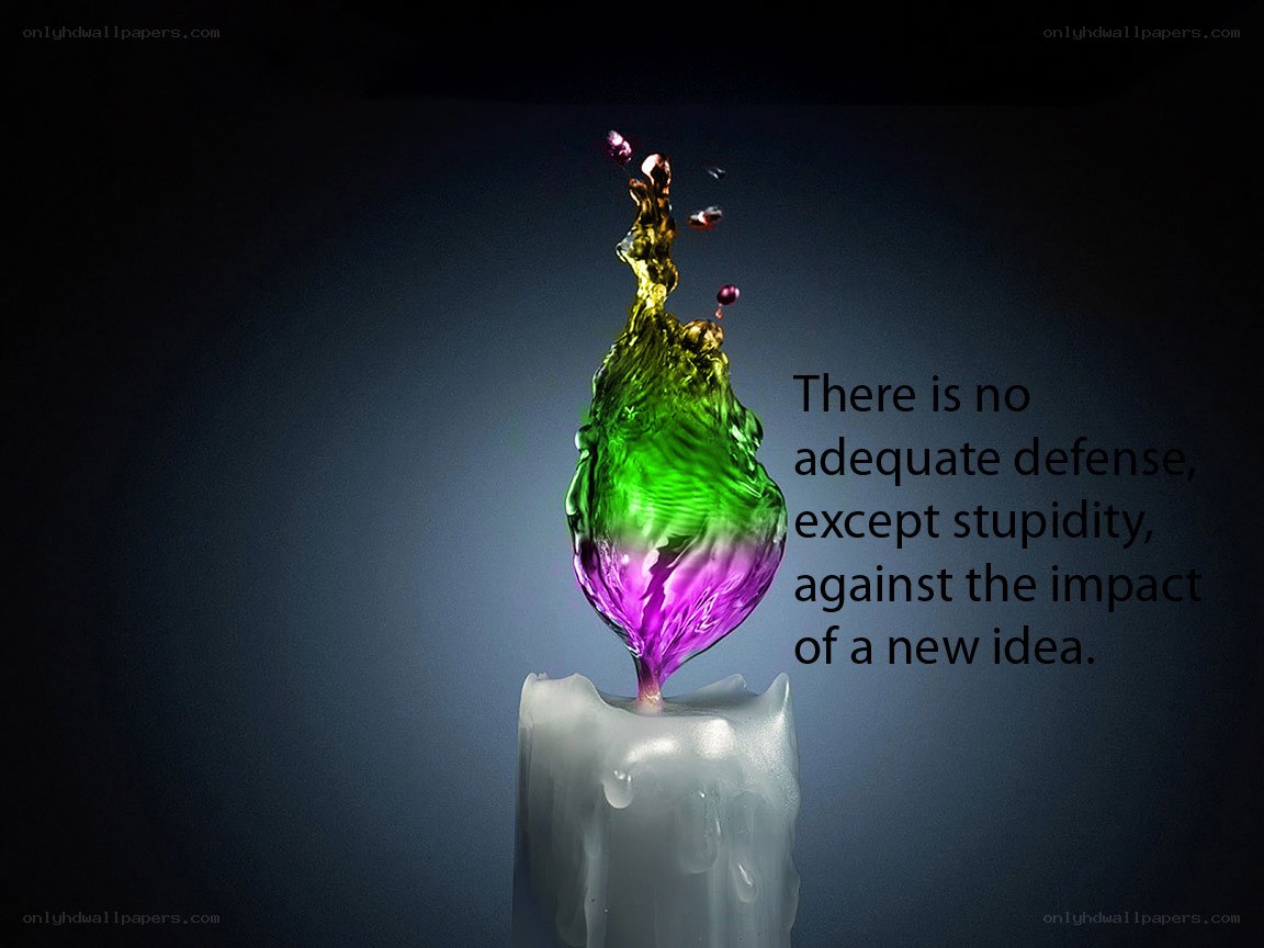 Colorful candle flame