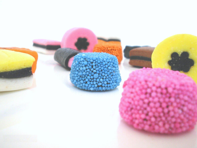 Colorful candy assortment