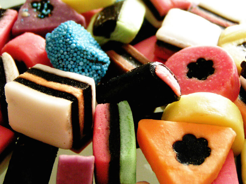Colorful candy assortment