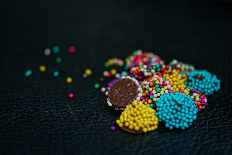 Colorful Candy Balls — Black