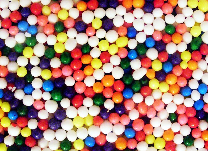 colorful candy beads