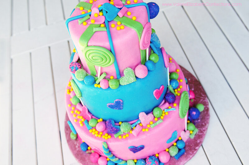 Colorful Candy Cake